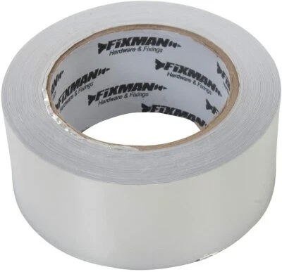 THATCABLE 50mm x 45m Aluminium Foil Tape Adhesive Insulation / Underlay Jointing Tape