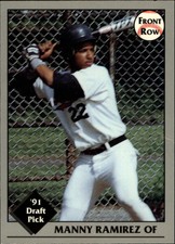 1991 Front Row Draft Picks #47 Manny Ramirez 