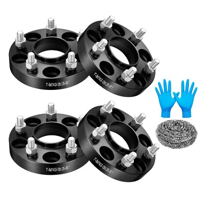 4X 25mm Hub Centirc Wheel Spacers 5x4.5 For Infiniti G37 Q50 Nissan 370Z 350Z Foto 1 de 4