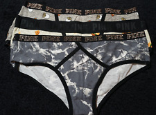 3 pairs of Victoria's Secret cheeky boycut panties size 2 medium 1 small