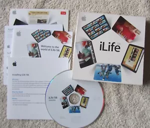 Genuine Apple iLife 08 Install DVD - GarageBand iPhoto iMovie iDVD iWeb - Picture 1 of 8