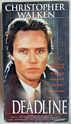 Deadline (1987 VHS) RARE Christopher Walken-Terrorism in Lebanon NEW SEALED - Image 1 of 4