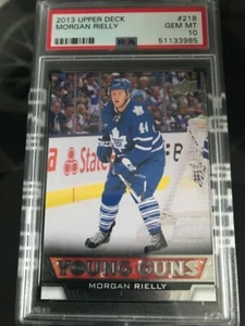 MORGAN RIELLY YOUNG GUNS RC PSA 10 GEM MINT PRISTINE 2013/14 UPPER DECK - Picture 1 of 1