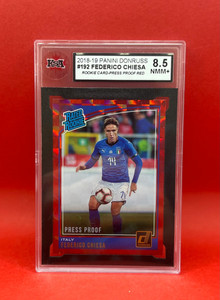 2018-19 #192 FEDERICO CHIESA PANINI DONRUSS RED PRESS PROOF - KSA 8.5 NMM+