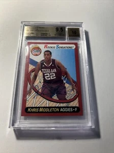 Khris Middleton RC 2012-13 Fleer Retro Autographs #65 BGS 9.5/Auto 10 Bucks  - Picture 1 of 2