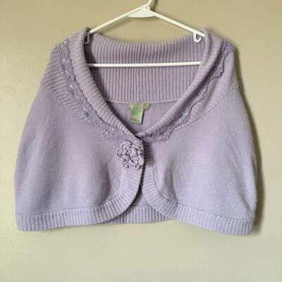 Capelet Tejido Vintage Mujer MEDIANO Lentejuelas Encaje Boho Cottagecore Retro Boda Foto 1 de 4