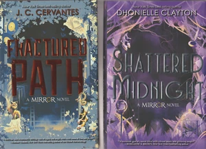 Mirror Novels books 2 & 3 Shattered Midnight, Fractured Path, Cervantes, Clayton - Picture 1 of 1