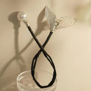 Fashion Fishtail Pearl Lazy Hairpin Tool Women's Bow Magic Hairstyle Accessor_$d - Picture 1 of 19