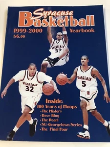 Anuario de baloncesto de la Universidad de Syracuse 1999 vintage Blackwell Etan Thomas Hart - Imagen 1 de 6