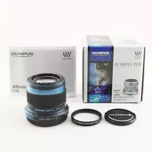OLYMPUS M.ZUIKO 45mm F1.8 Black In Box AF Prime Lens from Japan #3445 - Picture 1 of 12