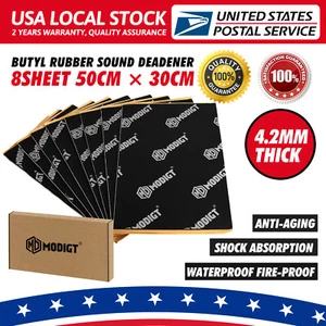 Modigt 165mil 13sqft Car Sound Kil Deadening Mat Butyl Automotive Sound Deadener - Picture 1 of 14