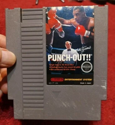 Original Nintendo Mike Tyson's Punch-Out!! NES 1987 Tested And Works Look - Image 1 of 4