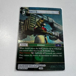1-064R Aerith (lámina inglesa Wave 1) Opus 1 I Final Fantasy TCGO CASI NUEVO - Imagen 1 de 1
