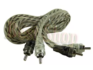 EA-RCA17(SB) 17 FT 2 canales par trenzado amplificador blindado para automóvil cable RCA - Imagen 1 de 1