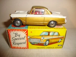 Original CORGI TOYS 231 TRIUMPH HERALD COUPE - VERY GOOD in original BOX - Picture 1 of 12