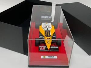 1/18 AB Models Renault RE40 , 1983 F1 Season of A.Prost Leather Base - Picture 1 of 8