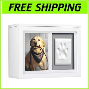 Charming White Memory Box with Paw Print Impression Kit for Dogs & Cats - Picture 1 of 9