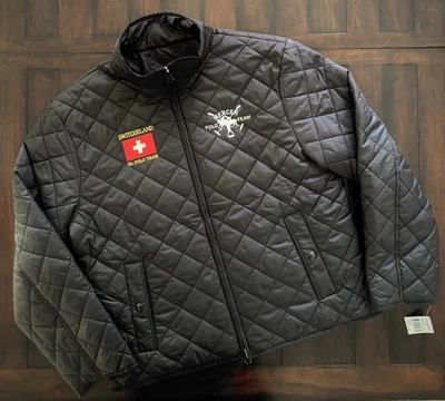 Chaqueta acolchada reversible Polo Ralph Lauren Mercer NEGRA para hombre nueva con etiquetas (XL) 💥 Foto 1 de 4