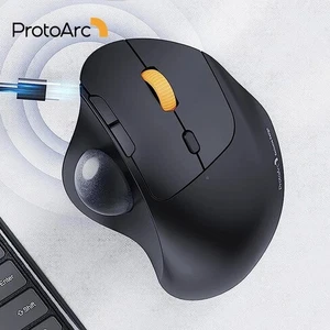 ProtoArc Wireless Trackball Mouse 2.4g Ergonomic Rollerball Mouse Rechargeable - Picture 1 of 9