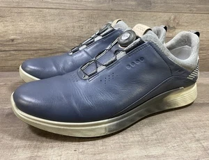 Ecco Spikeless GTX E-DTS 45 BOA Golf Shoes Mens Size EU 46 US 12, 12.5 Blue - Picture 1 of 14