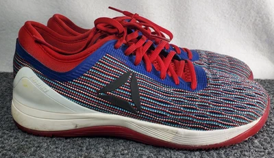 Zapatos de entrenamiento Reebok CrossFit Nano 8.0 FlexWeave para mujer talla 8 rojo azul EE. UU.  Foto 1 de 4