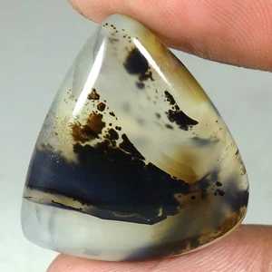 100% Natural Montana Agate Fancy Cabochon Top Gemstones 29.40Cts 23x 26x 06mm - Picture 1 of 3