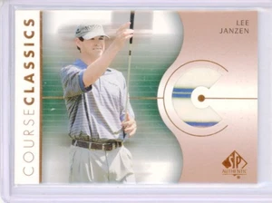 2003 Upper Deck SP Authentic Course Classic Golf Lee Janzen 3 Farben Shirt CC-LJ - Bild 1 von 2