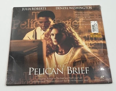 The Pelican Brief LASERDISC LD 1994 Julia Roberts  Denzel Washington NEW - Image 1 of 2