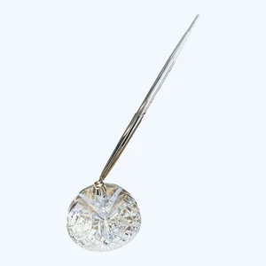 Vintage Lenox Crystal Mystic Penholder & Pen Gold Tone NIB - Picture 1 of 7