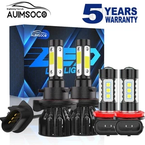 For Chevy HHR LS LT Wagon 4-Door 2008-2010 LED Headlight Hi Low Fog Light Bulbs - Picture 1 of 16