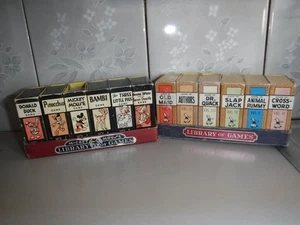 VINTAGE DISNEY "MICKEY MOUSE LIBRARY OF GAMES" RUSSEL 1946 PLUS EXTRA L@@K - Picture 1 of 4