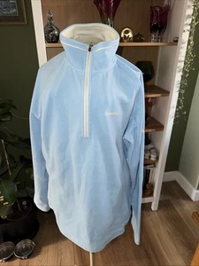Craghoppers Pullover hellblau Fleece mit Reißverschluss Langarm sehr guter Zustand Größe 12 Damen - Bild 1 von 12