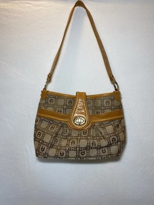 Bolsa satchel vintage Etienne Aigner ombro cavalo equestre média feminina - Imagem 1 de 4