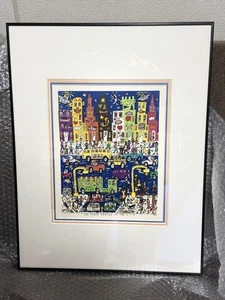James Rizzi TOO MANY PEOPLE IN THE CITY 3D Pop Silkscreen SIgned ED 19/350 - Bild 1 von 9