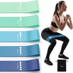 Resistance Bands, Elastic Exercice Therapy Stretch Yoga Loop Latex Set Or Single - Picture 1 of 6