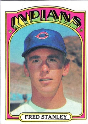 1972 Topps #59 Fred Stanley Cleveland Indians Baseball Card RC NM - Image 1 of 2