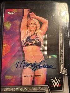 2018 Topps WWE Women's Division - Mandy Rose #16 autógrafos/199 - Imagen 1 de 3