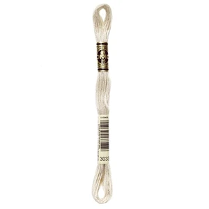 DMC 6-Strand Embroidery Cotton 8.7yd-Very Light Mocha Brown - 12 Pack - Picture 1 of 1