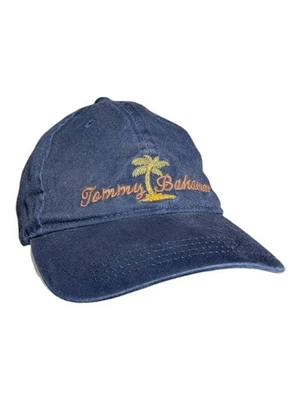 Tommy Bahama Hat Mens Strapback Cap Relax Blue Beach Nautical Coastal Preppy - Image 1 of 4