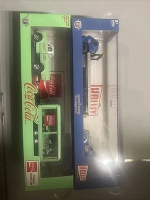 M2 Machines Haulers Holley Truck With 41 Willys  And Coca-Cola With 66 Corvette - Image 1 of 4