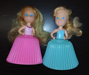 CUTIE FRUITI CUPCAKES CANDY SPRINKLE DOLL LOT OF 2 LOOSE TONKA 1990 VINTAGE - Bild 1 von 3