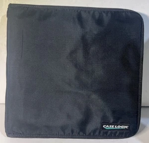 Case Logic 96 slot CD DVD gioco disco raccoglitore zip custodia nera - Foto 1 di 12