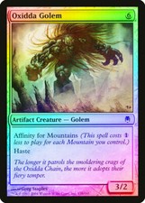 Oxidda Golem x4  FOIL Darksteel MtG LP