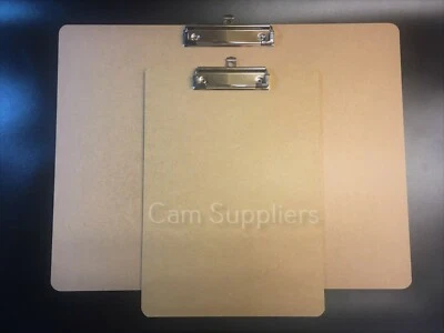 A5 A4 A3 Quality Wooden Clipboard with Hanging Hole Clip Board Office - Image 1 of 3