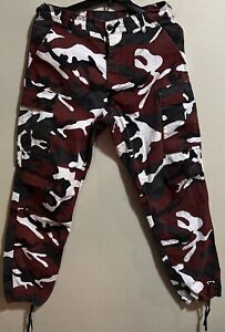 Camouflage Military Cargo Pants  6 Pocket Army Fatigue      P378