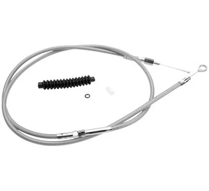 Biker's Choice Armor Coat Chrome Clutch Cables #666157 60.75 inch - Picture 1 of 6
