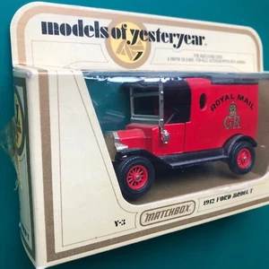 Matchbox Yesteryear ROYAL MAIL (George Rex) 1912 Ford Model T Van Die-Cast Model - Picture 1 of 10