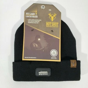 Hot Shot 5 LED Tejido Gorro Lana Trabajo Luz Sombrero ~ NUEVO - Imagen 1 de 2