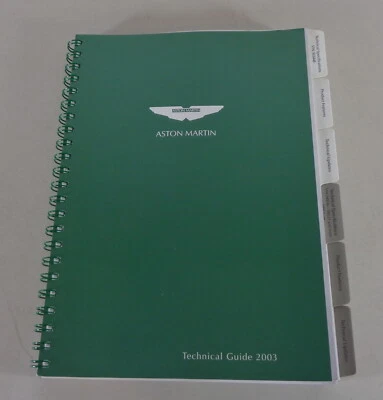 Manuale Tecnico Aston Martin DB7 Vantage + V12 Vanquish Del 10/2002 - Immagine 1 di 4