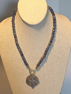 Collar Cruz Julio Acentos Oro Y Plata Nuevo Sin Etiquetas Foto 1 de 4